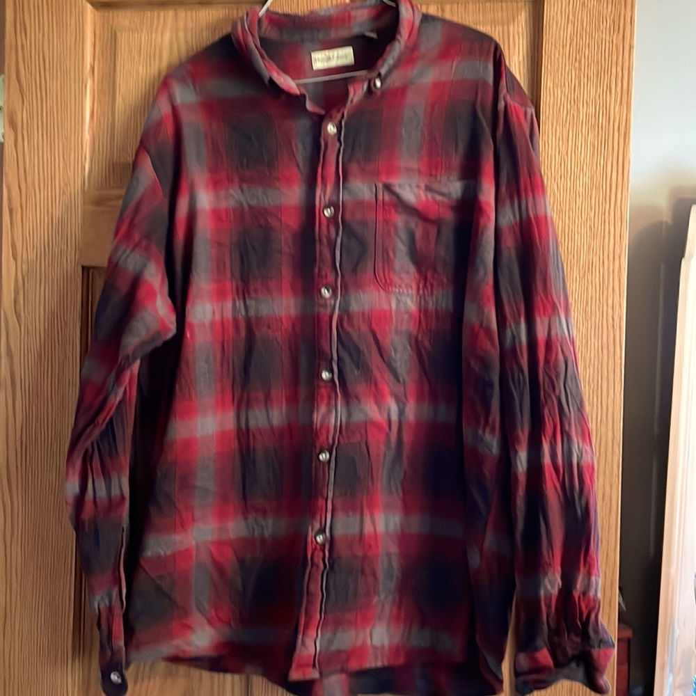 Mens long sleeve flannel